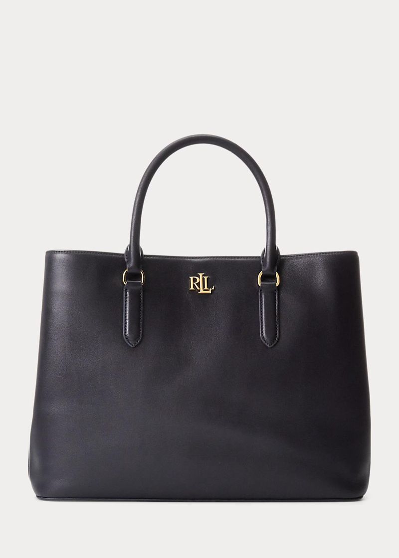 ローレン バッグ レディース ネイビー レザー Large Marcy サッチェル XHRYD0597